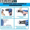 BRUSHFIX Насадка-щетка для аккумуляторной дрели, дрели, кожа, обивка, автомобиль [набор из 4 шт.]