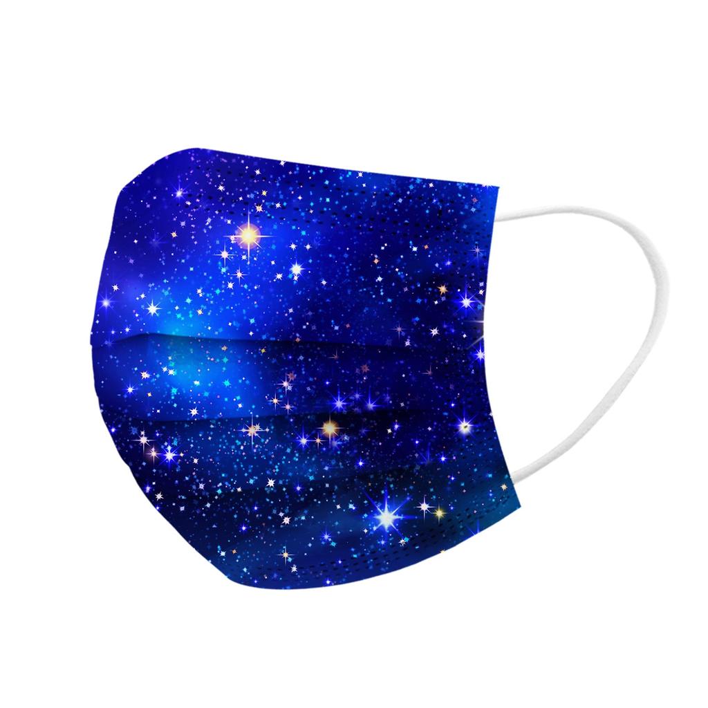 Adult Women Man Disposable Face Mask Industrial 3Ply Ear Loop 10PC Mask