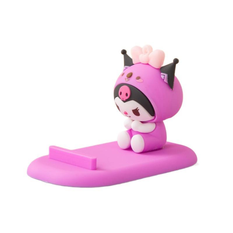 Кросс-бордерный держатель для телефона с мультяшными персонажами Sanrio - Милый настольный и прикроватный кукольный орнамент