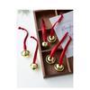6pcs Christmas Iron Bells Ornaments Set Red Hanging Decor For Tree Modern Christmas Tree Party Decorations