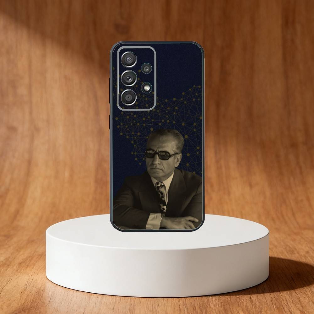 Mohammad Reza P-Pahlavi Phone Case For Samsung S25,S24,S21,S22,S23,S30,Ultra,S20,Plus,Fe,Note,10,9,5G Black Cover