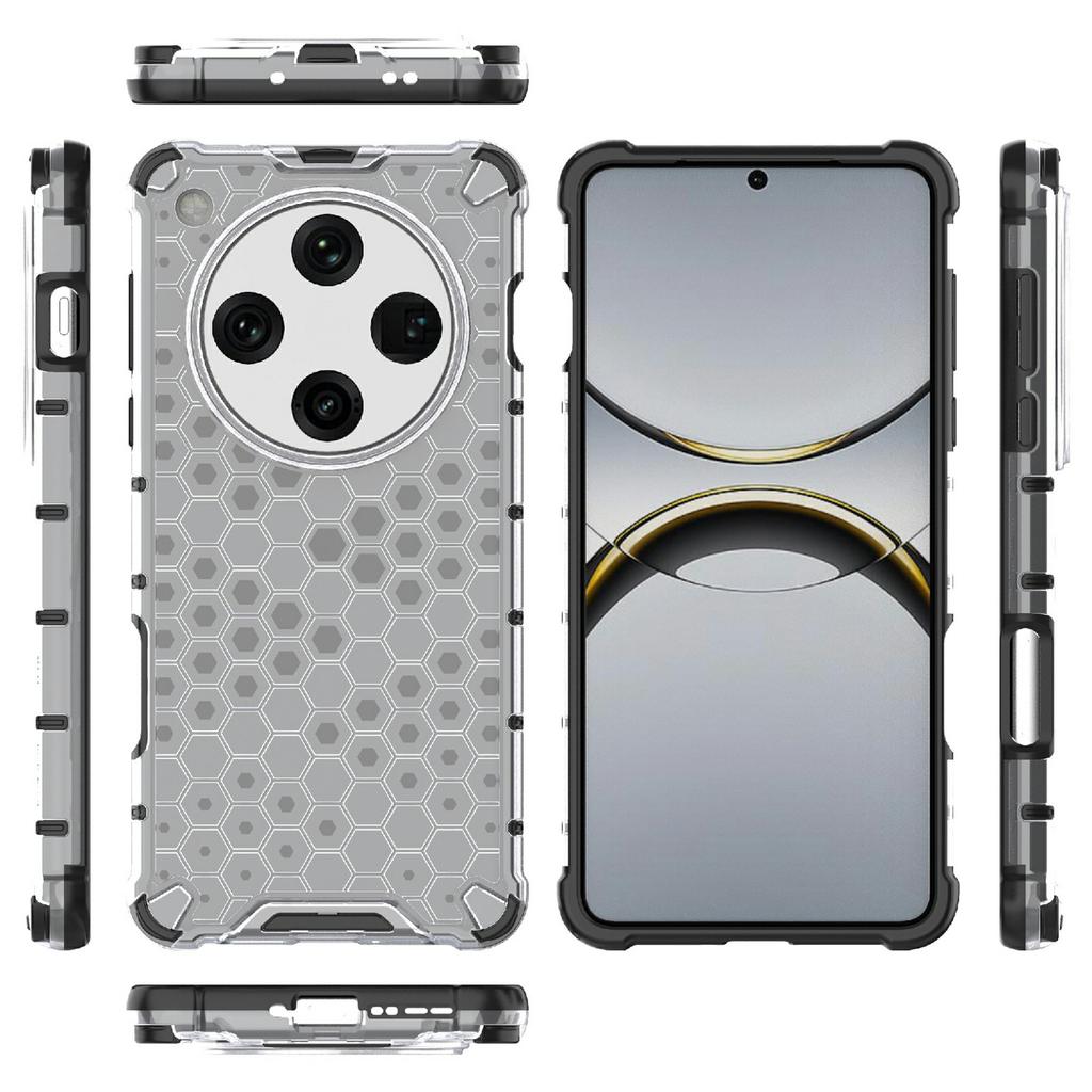For Oppo Find X8 Pro 5G Case PC+TPU Phone Cover Honeycomb Shape