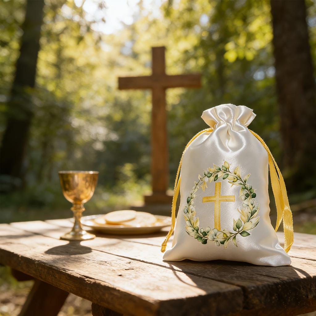 15Pcs/30Pcs Gift Set For Her/Him, Drawstring Gift Bag. Suitable For First Communion, Baptism, Wedding And Birthday Gifts, And Church Gatherings
