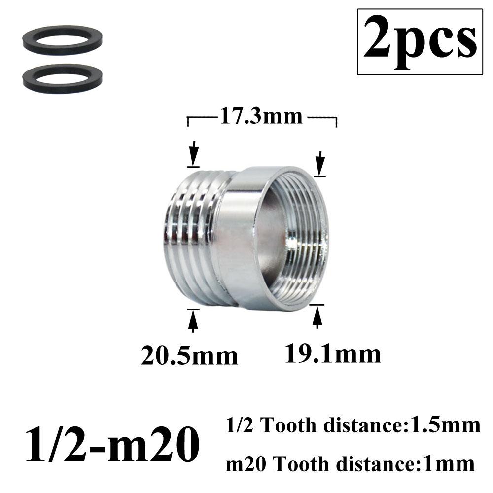 2 шт. 1/2 переходник на 16, 18, 20, 22, 24, 26, 28 мм наружная резьба адаптер для смесителя кухня ванная комната латунные фитинги для барботера вода соединение