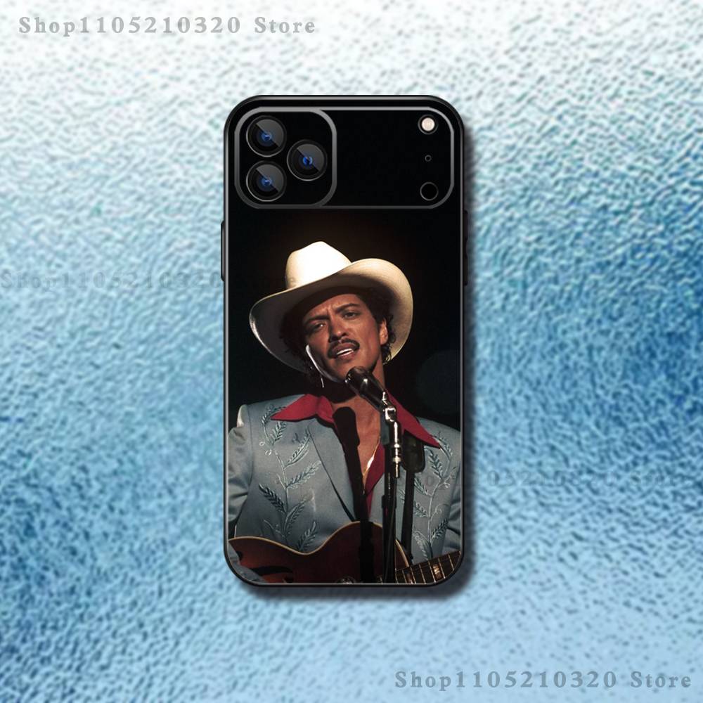 Чехол для телефона Singer B-Bruno M-Mars для iPhone 17,16,15,14,13,12,11,Pro,Max,Plus,E,Air,Mini Защитный чехол из ТПУ