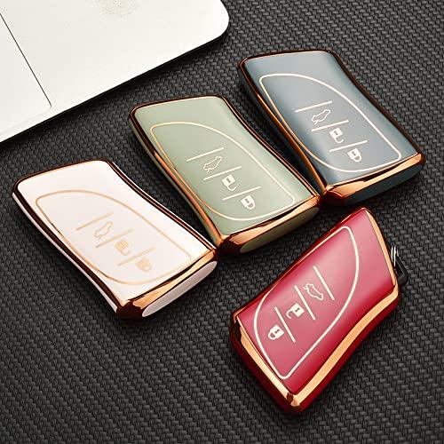 ontto Smart Key Case for Lexus Key Cover Key Holder Stylish Luxury Scratch Prevention Applicable to LCLSUXESUX250hUX200LC500h Car Protective Cove