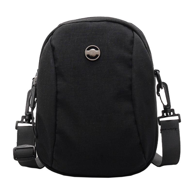 New solid color simple shoulder bag women's outdoor portable commuting fashion small square bag versatile change mobile phone crossbody bag