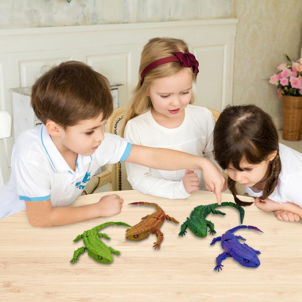 3D Printed Lizard Animal Ornament Toy 21.5CM