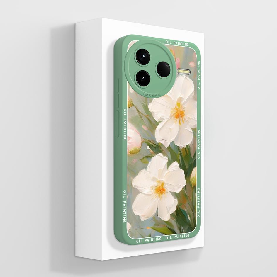 Для Redmi K80 K30 K30i K30S K40 K40S K50 K60 K60E K70 K70E Pro Gaming Ultra Turbo 3 4 Чехол Pretty Flower Мягкий силиконовый противоударный чехол для Redmi Capa