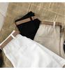 Plus Size High-Waist Cotton Shorts & Top Summer Set for Women