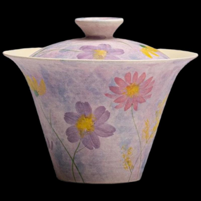Чайный сервиз Gesang Flower из керамики для чаепития гунфу