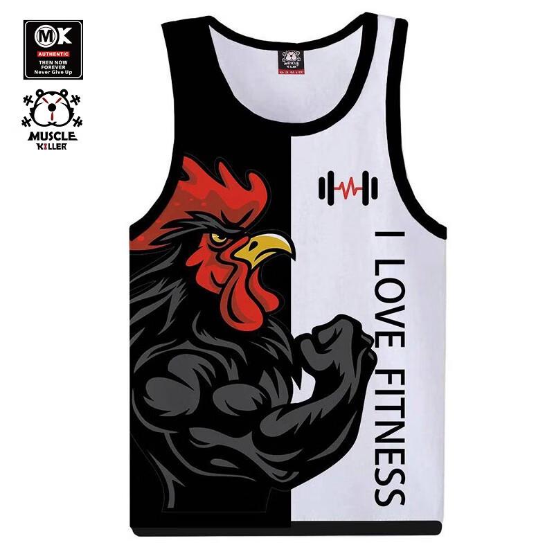 Muscle Animal Sports Gym Wear: Loose Fit Elastic Clothing for Bodybuilding, Running, and Weightlifting