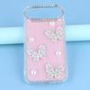 For iPhone Air Case Rhinestone Edge Pearl Butterfly Decor TPU+PC IMD Phone Cover