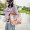 New Fashion High Quality Niche Design Sense Backpack Casual Canvas Handheld Shoulder Bag Large Capacity Bag Cute Messenger Bag