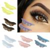 1Pair Glitter Lash Lifting Pads Silicone Eyelash Shims Women Makeup Tool