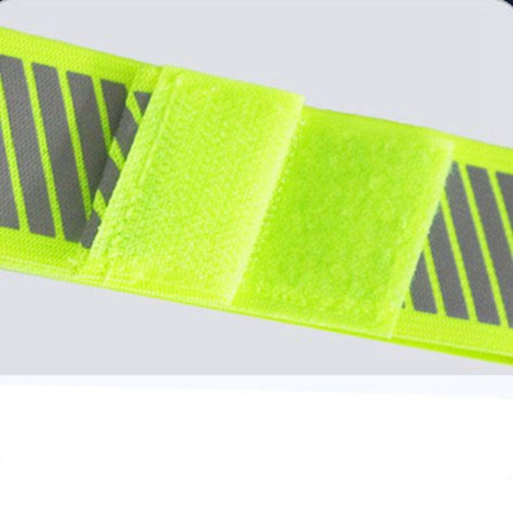 1 шт. Зеленые светоотражающие полосы для велоспорта 56*4 см, предупреждающий браслет для улицы, инструмент для улицы
