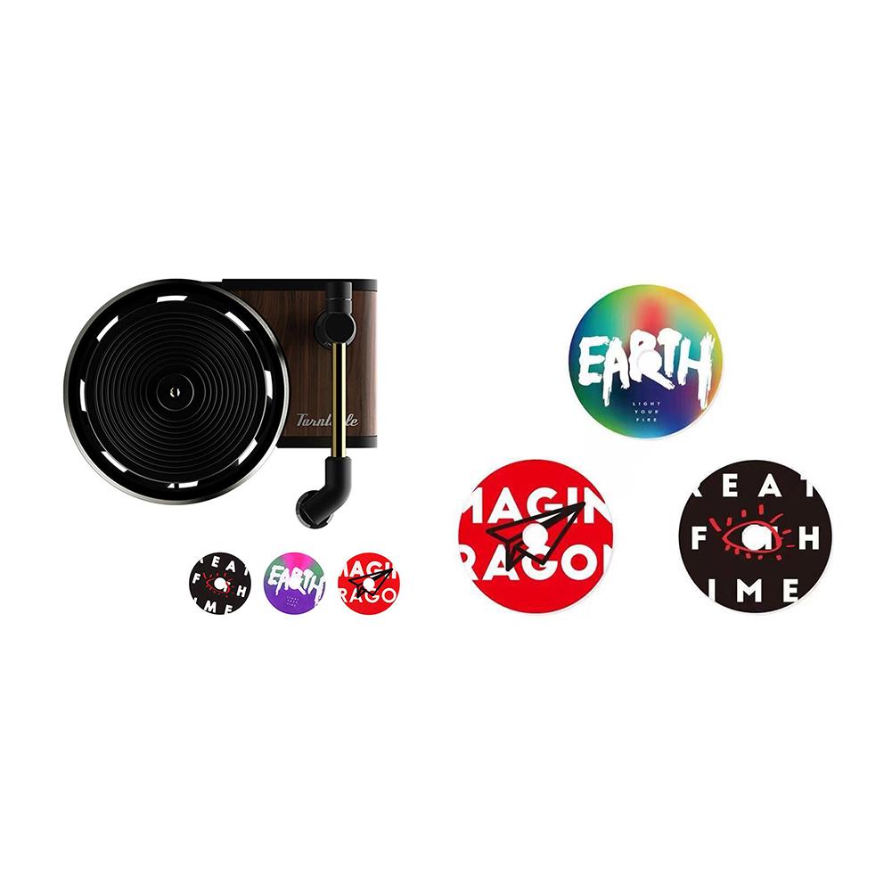 Креативный зажим-аромадиффузор для дефлектора вентиляции, вращающийся фонограф, автомобильный парфюм, освежитель воздуха, дезодорант, аксессуары для украшения автомобиля