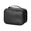 Leather Pu Solid Color Large Capacity Travel Makeup Bag Portable Pouch Wash