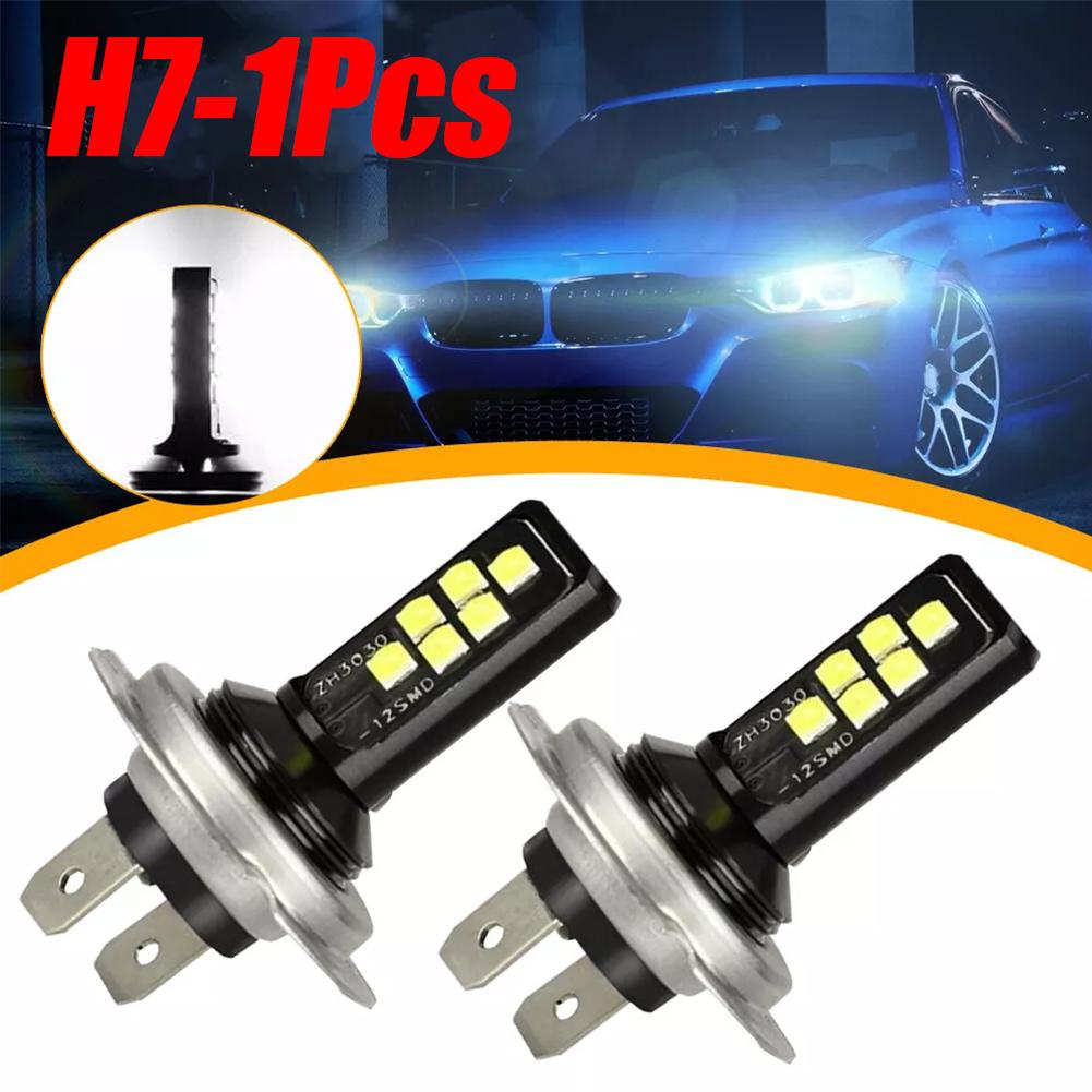 Car LED Fog Lights H3 881 880 H1 4014 30smd High Brightness Kit 6000K Headlight Car Bulb Access K1B8