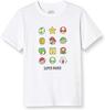 Super Mario Short Sleeve T-Shirt, Mario, Yoshi, Boo, Icon Character, 22863092, White 2
