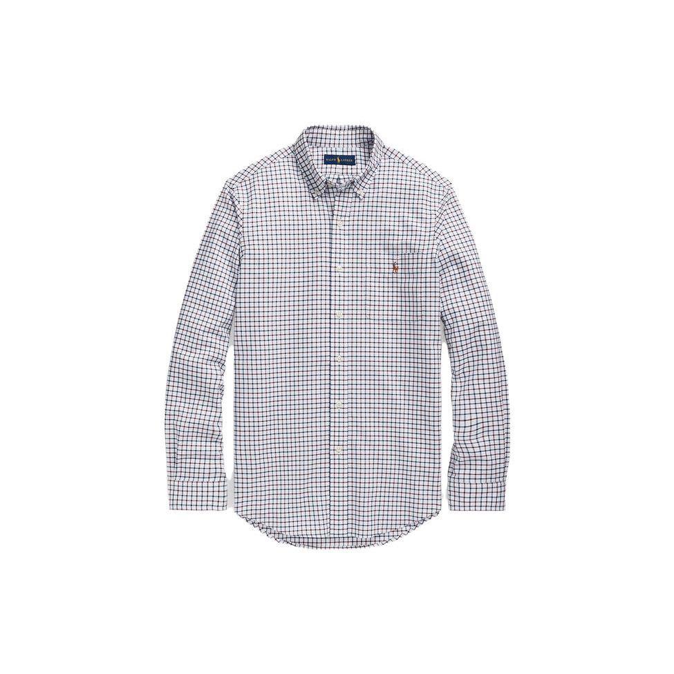 Polo Ralph Lauren SS23 клетчатая вышитая однобортная рубашка мужские рубашки многоцветные MNPOWOV16821723-999