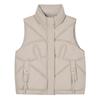 Down Cotton Vest Jacket Women's Autumn and Winter New Fashion Short Outer Wear Thickened Stand-up Collar Sleeveless Cotton Vest