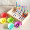 Children's Bead Matching Game: Boost Intelligence, Color Recognition & Hand-Eye Coordination with Montessori-Inspired Play