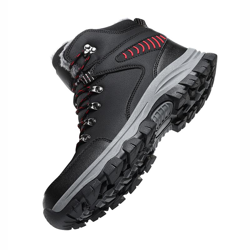 Мужские скальные туфли, зимние, сохраняющие тепло, мягкие, снегоступы для мужчин, нескользящие, водонепроницаемые, на платформе