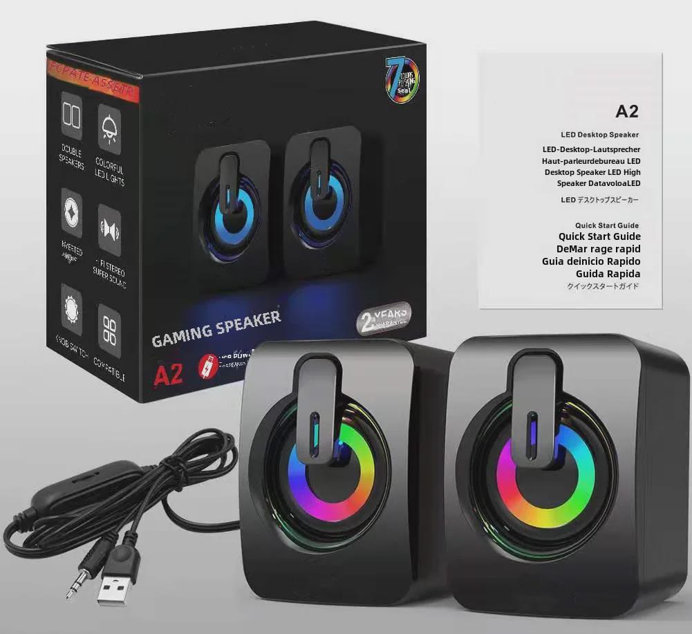 Проводные мини-мультимедийные колонки Luminous Bass для настольных ПК и ноутбуков