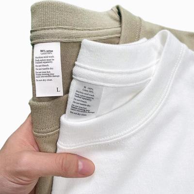 Футболка мужская плотная однотонная с круглым вырезом 320 г: Непрозрачный, Американский стиль, Свободный крой, Короткий рукав, Летняя одежда