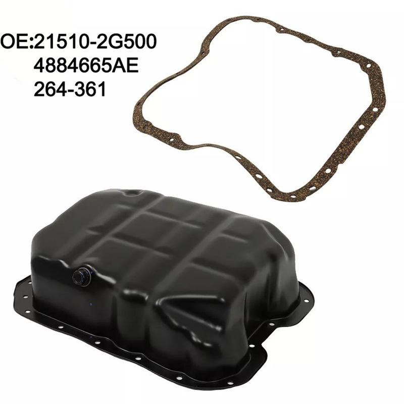 Engine Oil Pan Gasket 21510-2G500 264-361 For Sonata 2.4L 2006-2015 For Optima 4884665AEAutomobiles Parts Accessories Black