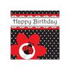 3 Ply Ladybird Happy Birthday Disposable Napkins (Pack of 16)