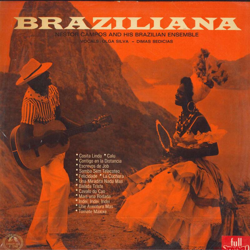 Виниловая пластинка NESTOR CAMPOS Braziliana P1240 VARIETON Европа Латинская б/у