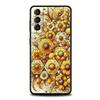 Honeybee Flower Pattern Phone Case Cover for Samsung Galaxy S26 S25 S24 S23 S22 S20 S21 FE Ultra S25 Edge Plus 5G Soft TPU Shell