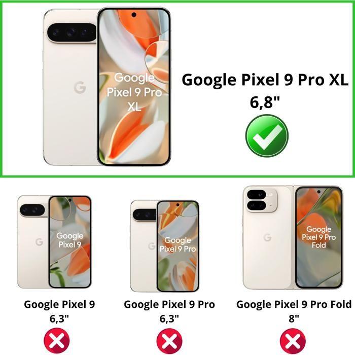 Coque Antichoc pour Google Pixel 9 Pro XL - Protection TPU Souple Transparent Phonillico®