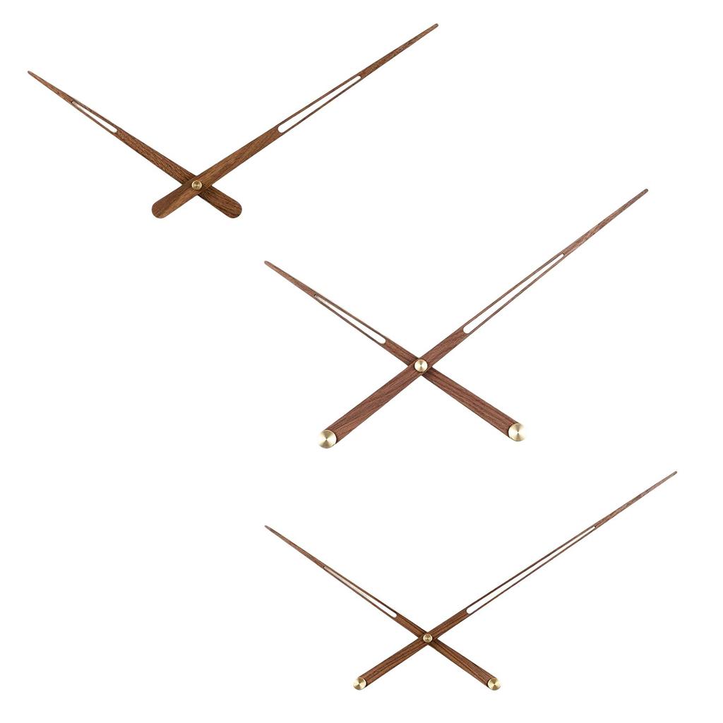 Clock Hands Equipment Replacement Parts Black Walnut Easy To Install Wall Clock Pointer for Household for High Torque Movements