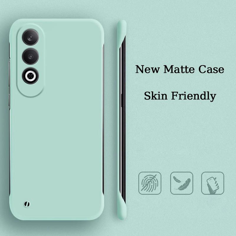 Твердый чехол для телефона конфетного цвета без рамки для OPPO K12 K11 K10 Pro K12X K11X с защитой от отпечатков пальцев, жесткий матовый чехол из ПК