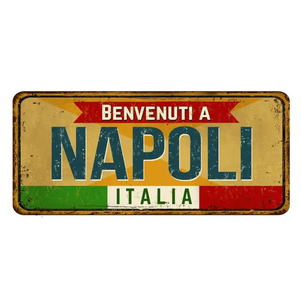 Винтажный номерной знак ИТАЛИИ Городская государственная табличка Достопримечательность Металлический знак Гараж Клуб Кафе Бар Паб Отель Кухня Домашний декор стены
