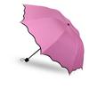 Travel Umbrella 3 Folds Blooms In Water 8 Ribs Windproof Rainproof Black Coating Sunscreen Folding