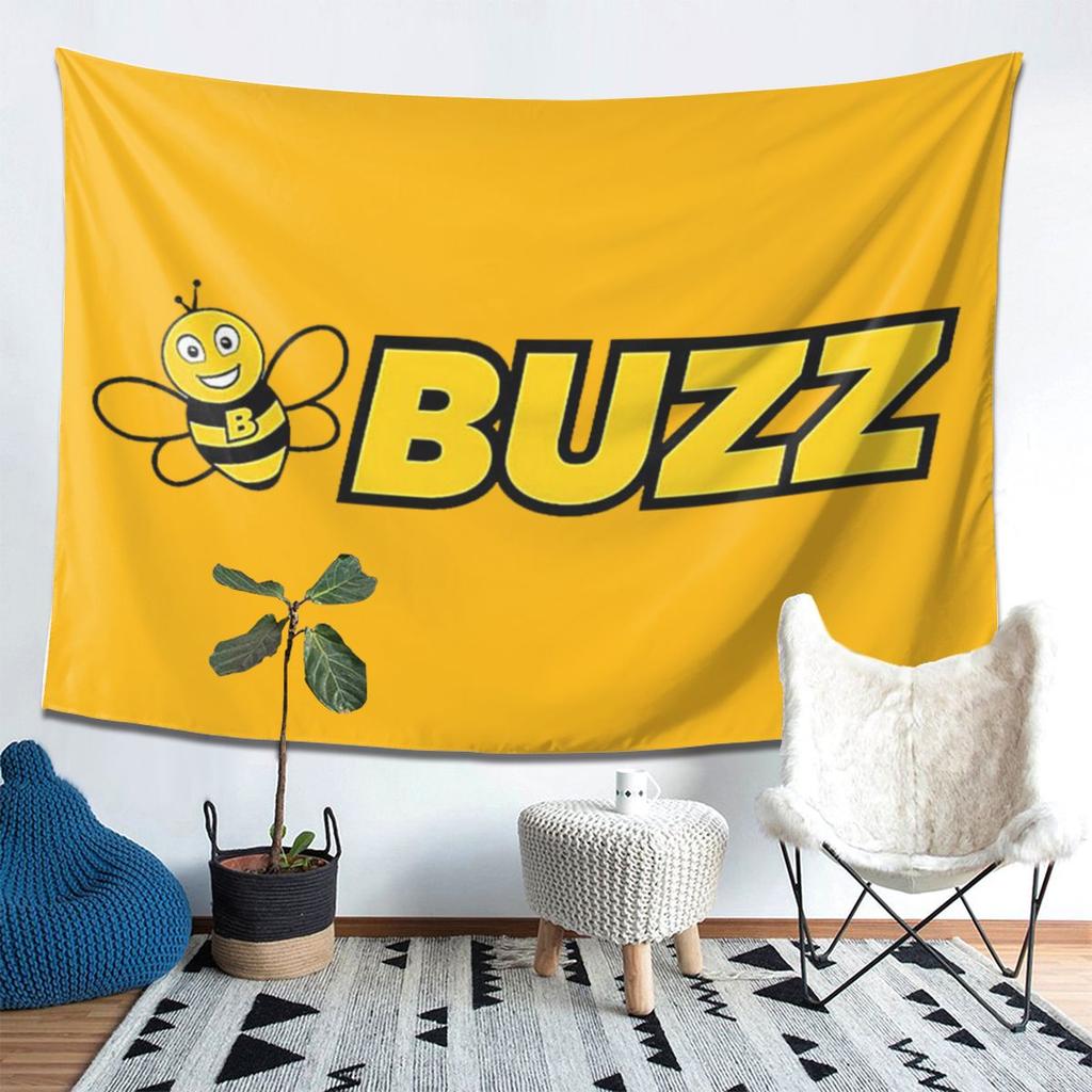 Buzz Airline Ryanair Group Tapestry Decor Art Aesthetic Tapestries for Living Room Bedroom Home Wall Cloth Wall Hanging