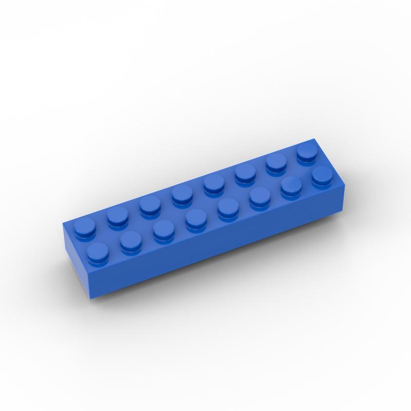 100 шт. Детали MOC 3007 93888 Кирпичик 2 x 8 Совместимые Кирпичики DIY Сборка Строительные Блоки Частицы Детская Головоломка Мозговая Игрушка Подарок