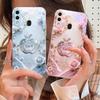 Счастливая и Романтичная Любовь Для Samsung A73 72 71 A70 56 55 54 A53 52 51 50 42 A35 A34 33 32 31 26 25 24 23 22 30 стеклянный чехол для телефона