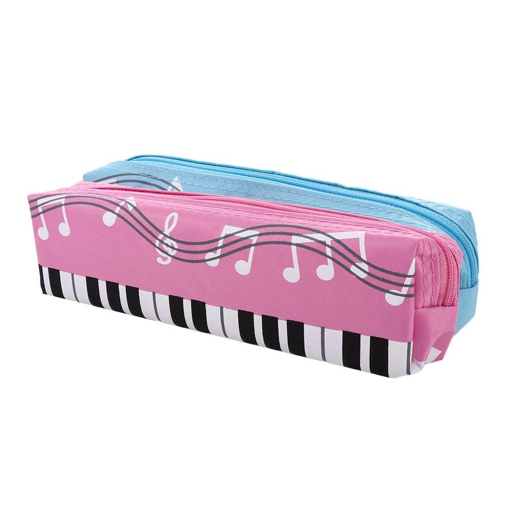 Layer Piano Note Pencil Bag Musical Note Piano Pouch Student Pencil Case Musical Pencil Cases
