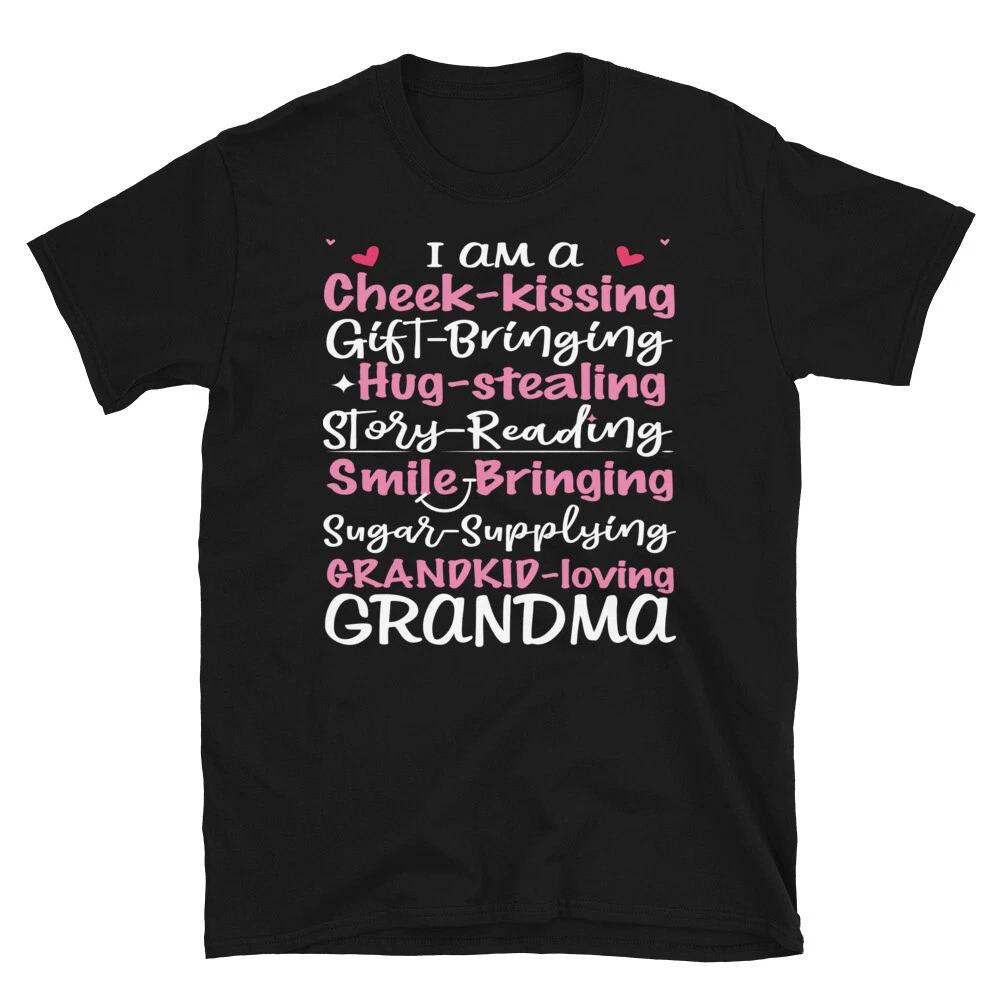 Grandkid Loving Grandma Funny Cute Grandma Mom Humor T-Shirt