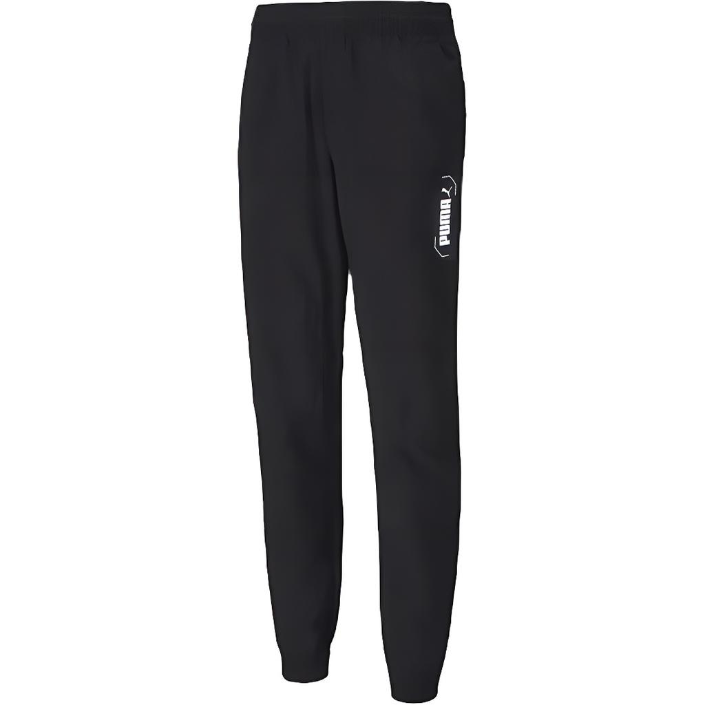 Puma Мужские джоггеры с эластичной резинкой на талии и логотипом, черные 585260-01