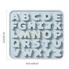 English Letter Shaped Resin Silicone Fondant Mold DIY Cake Pastry Baking Mold top sale