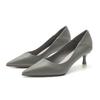 7-Sexy Solid Color Pointed Stiletto High Heels Women's Simple Two Wear Professional Work Women's Single Shoes