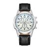 Six-Pin Men Wristwatch Leather Watchband Business Watch Fashion Quartz Watch