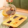 Ice Molds 3D Lion Whiskey Ice Mold Tray 4-Grid Cube Maker Tool Non-Stick Reusable For Bourbon Whiskey Juice Cocktails Drinks
