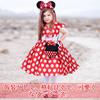 TUAHOUS Kids' 4-Piece Mickey Mouse Dress and Skirt Set, Perfect for Halloween and Christmas, Perfect for Girls (100cm)